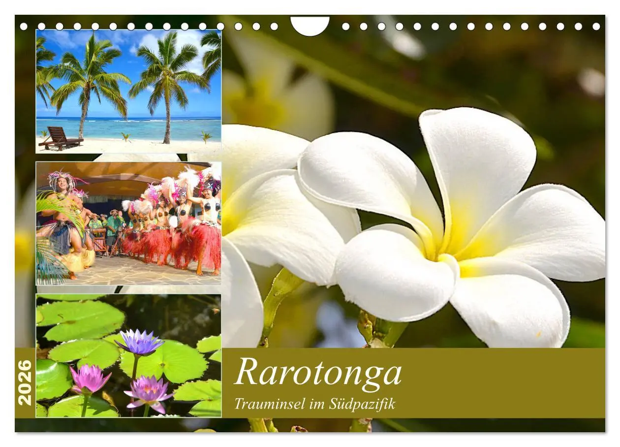 Cover: 9783457832622 | Rarotonga - Trauminsel im Südpazifik. (Wandkalender 2026 DIN A4...